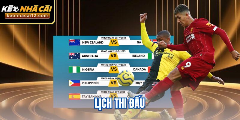 Lịch Thi Đấu Luôn Được Cập Nhật Mới Nhất Tại Keonhacai12.Com