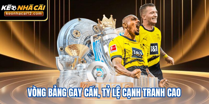 Vòng bảng gay cấn, tỷ lệ cạnh tranh cao